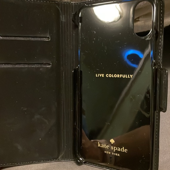 Kate Spade cat iPhone wallet case - Picture 2 of 3